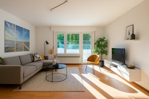 Wohn- und Esszimmer visualisiert