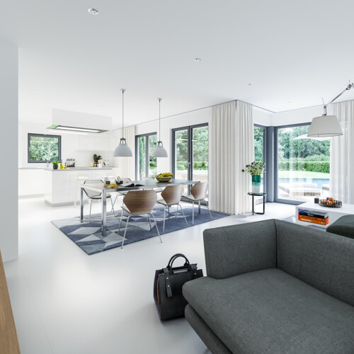 Wohnen/Essen (Visualisierung)