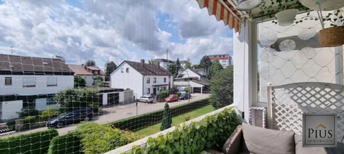 Blick vom Balkon