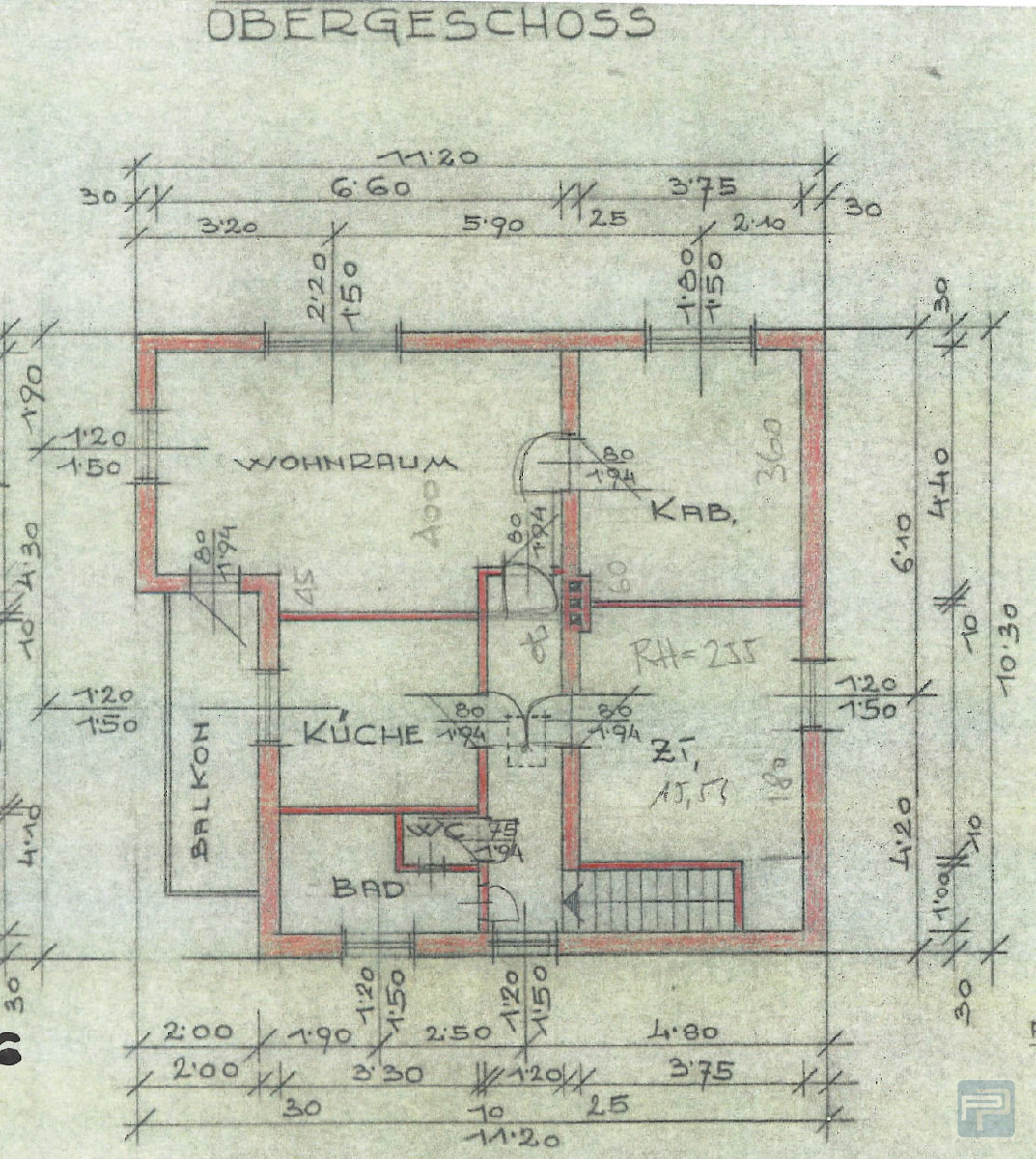 Grundriss Obergeschoss