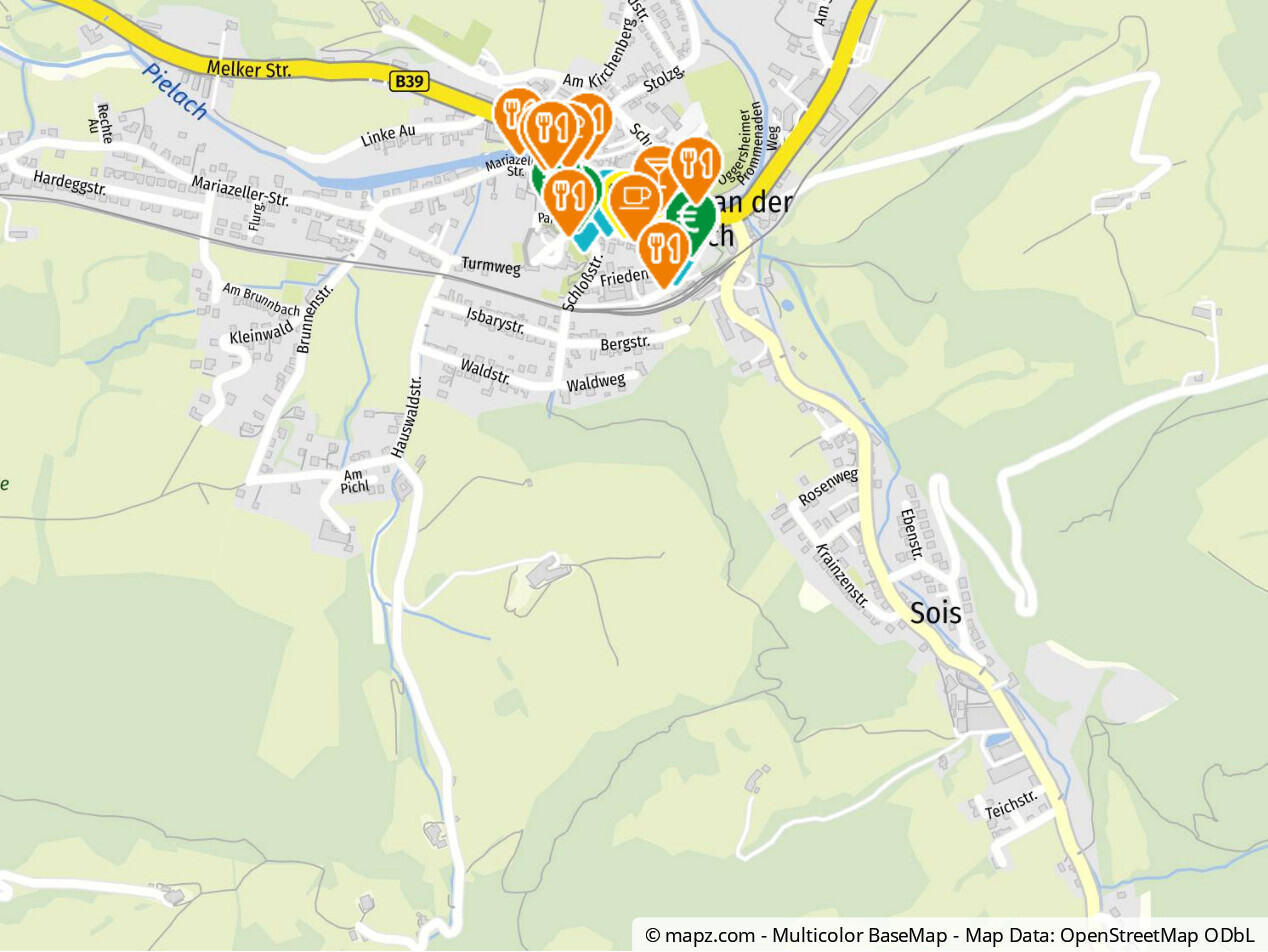 Geolyzer Kartenausschnitt