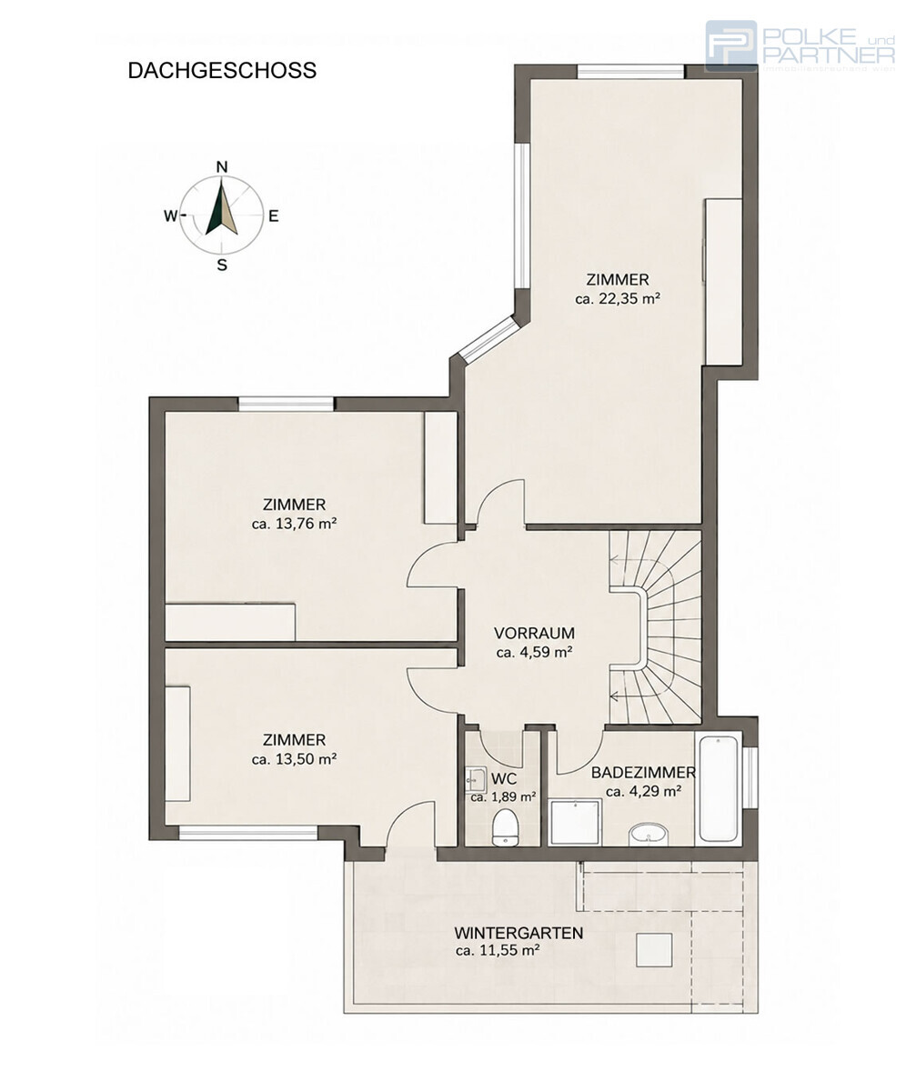 Grundriss Dachgeschoss