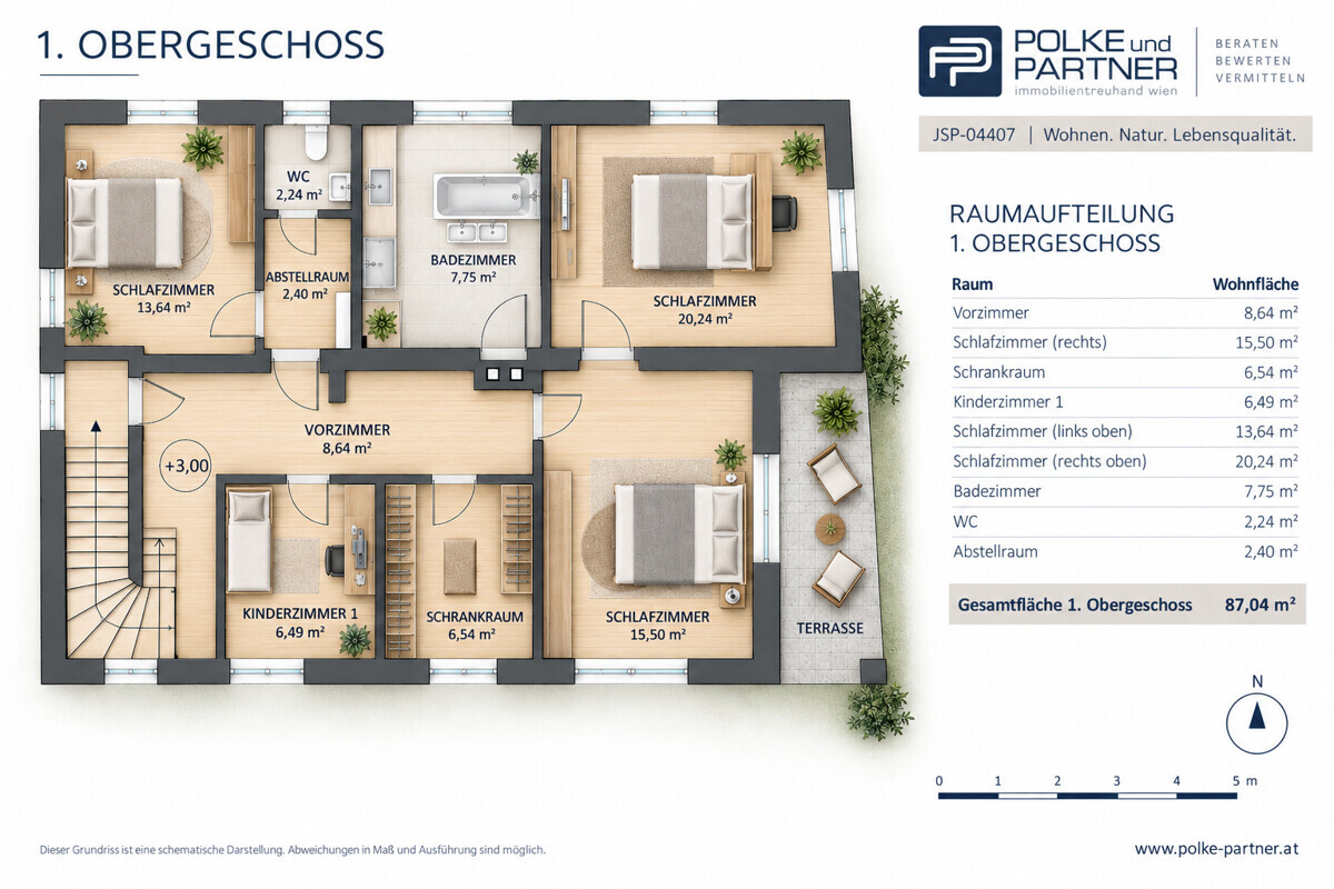 Grundriss Obergeschoss