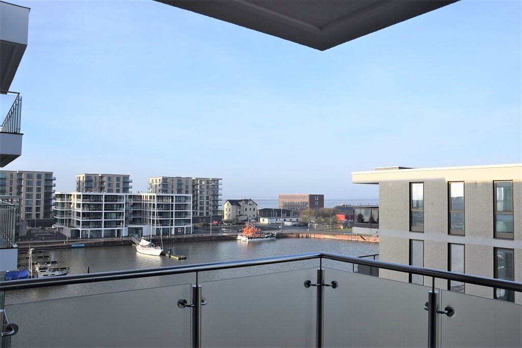 Blick vom Balkon
