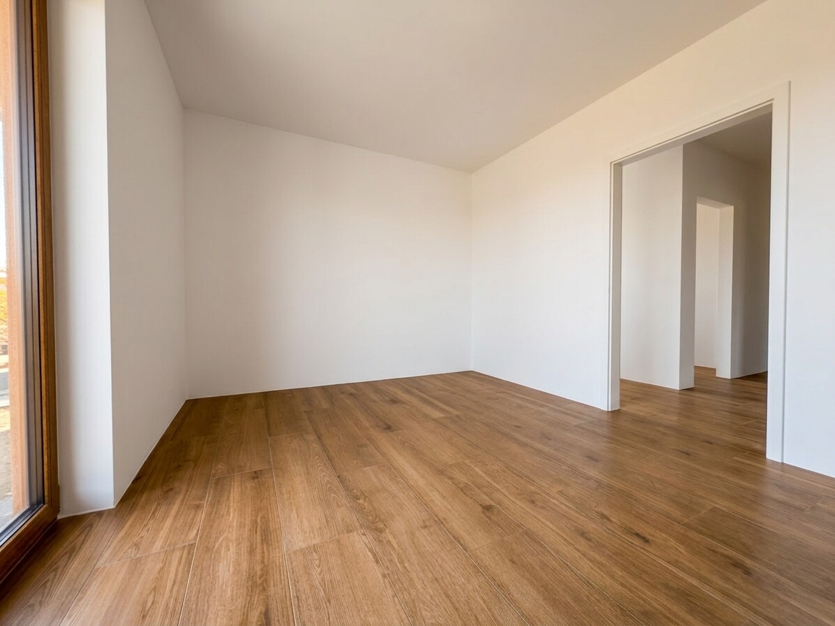 Musterwohnung Schlafzimmer mit KI generiert