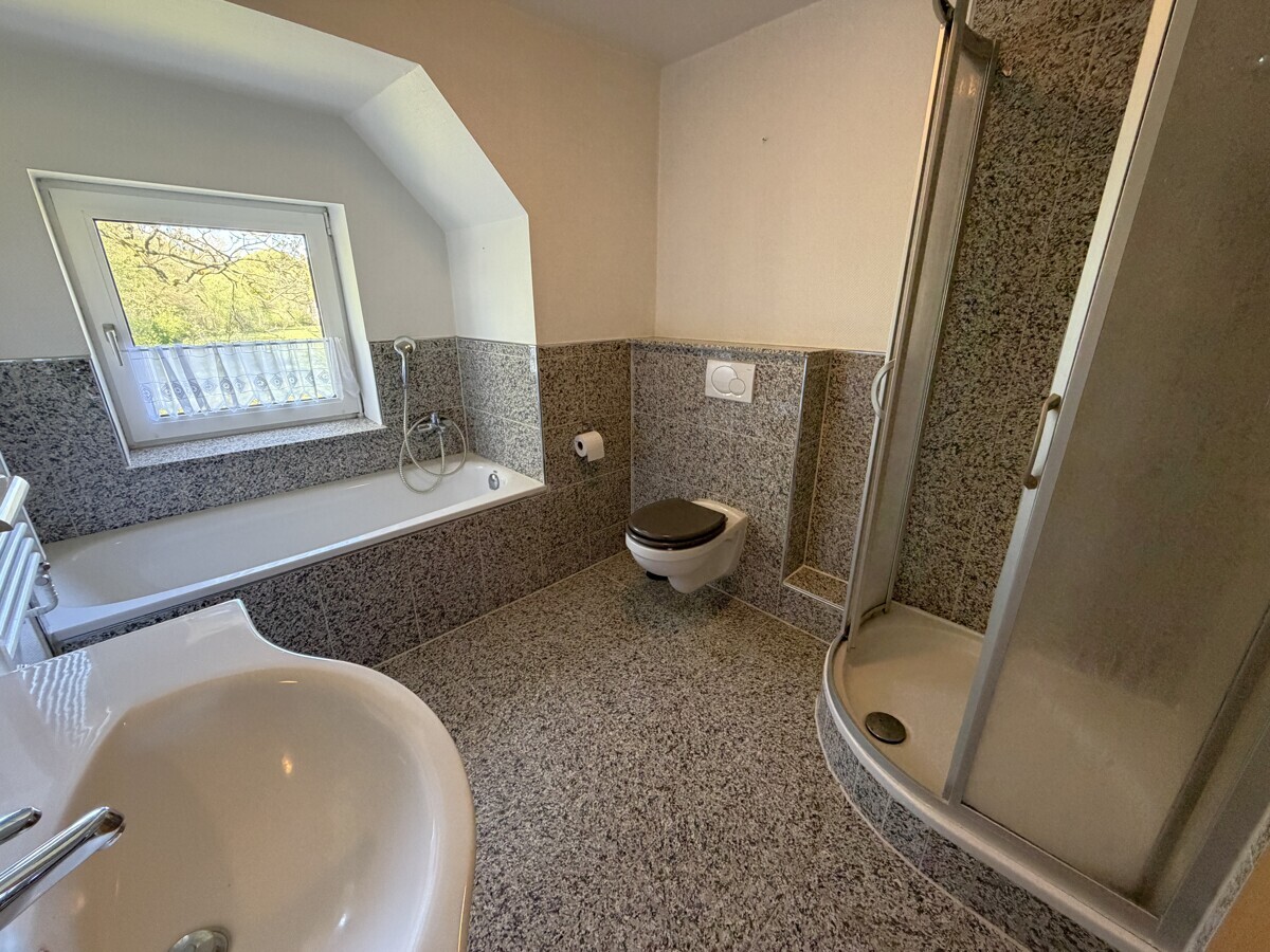 Apartment-Badezimmer
