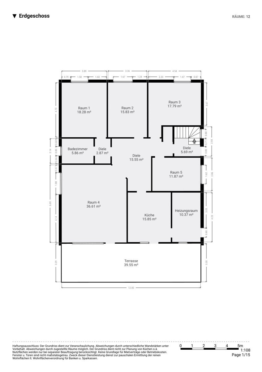 Grundriss Erdgeschoss