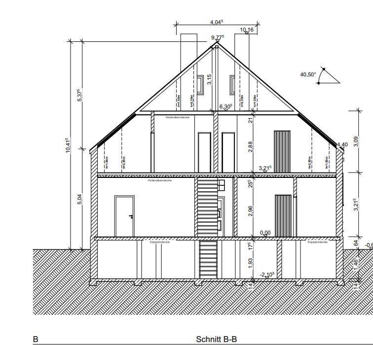 Bestand: Schnitt B-B