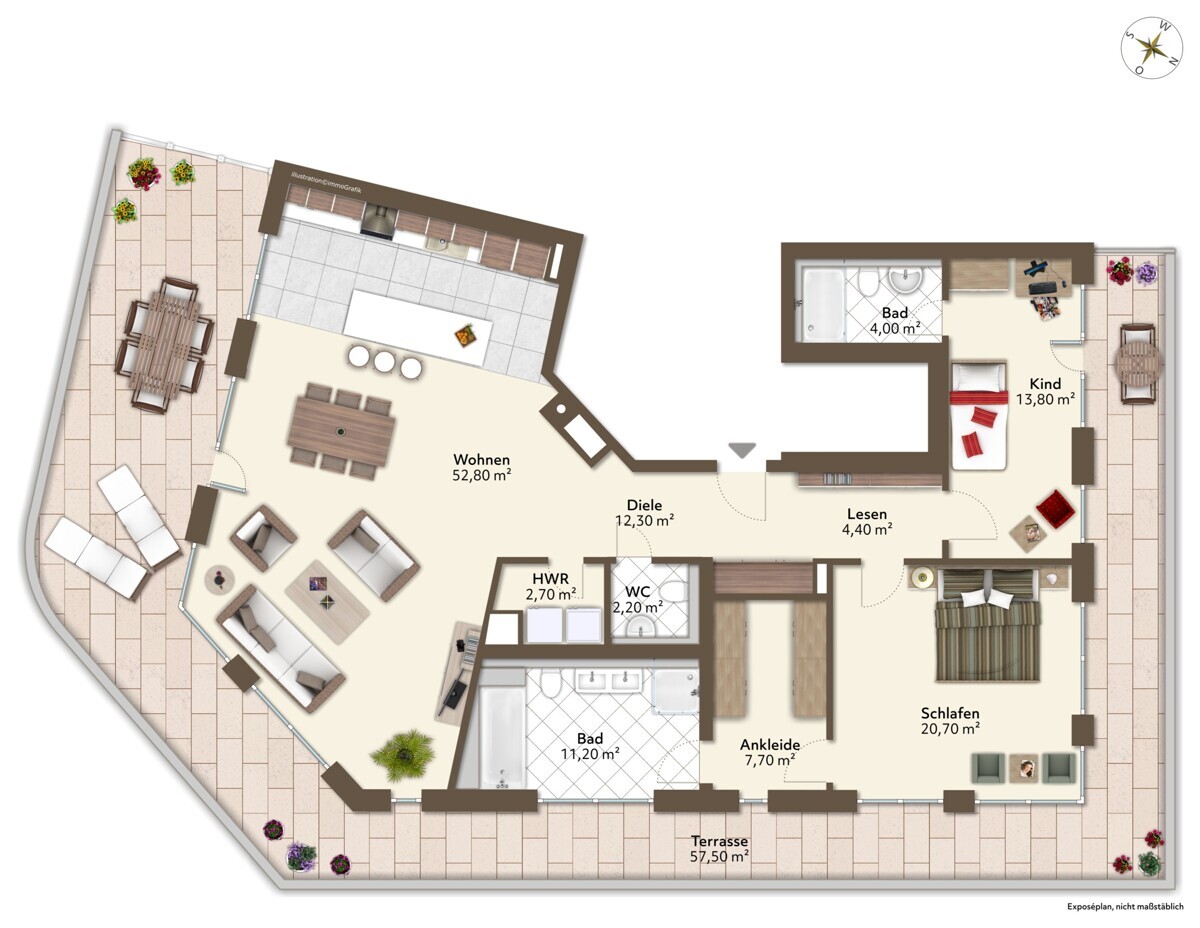 Grundriss Whg. 29