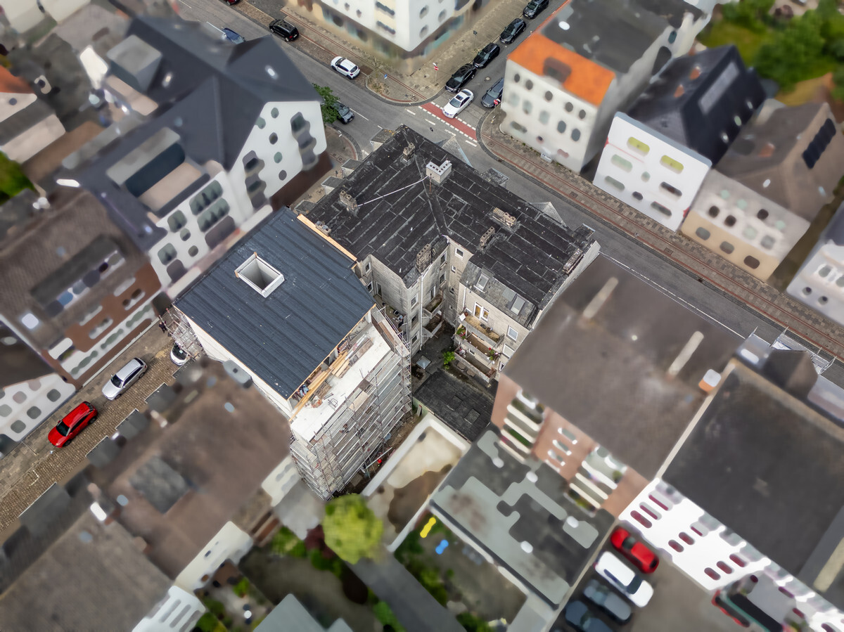 Drohnenaufnahme Bauphase