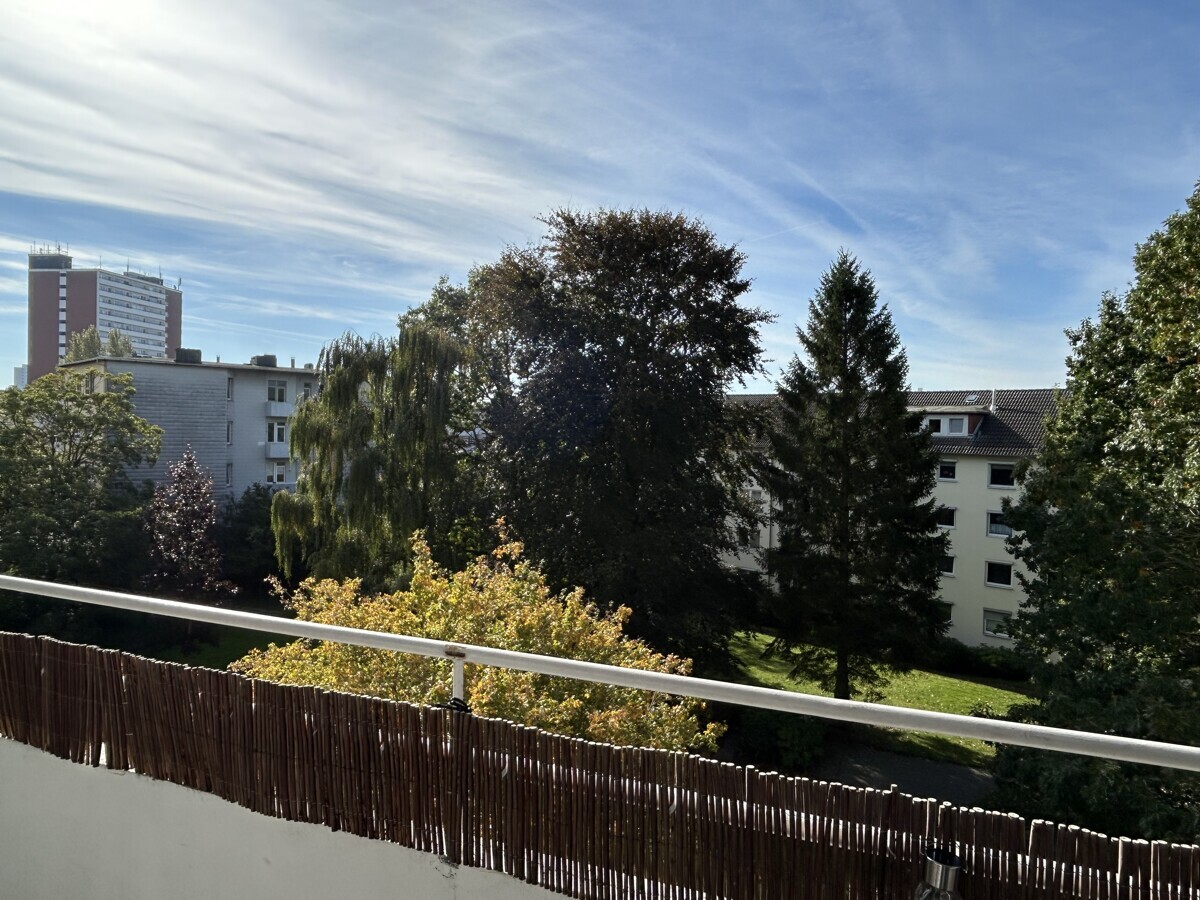 Ausblick vom Balkon