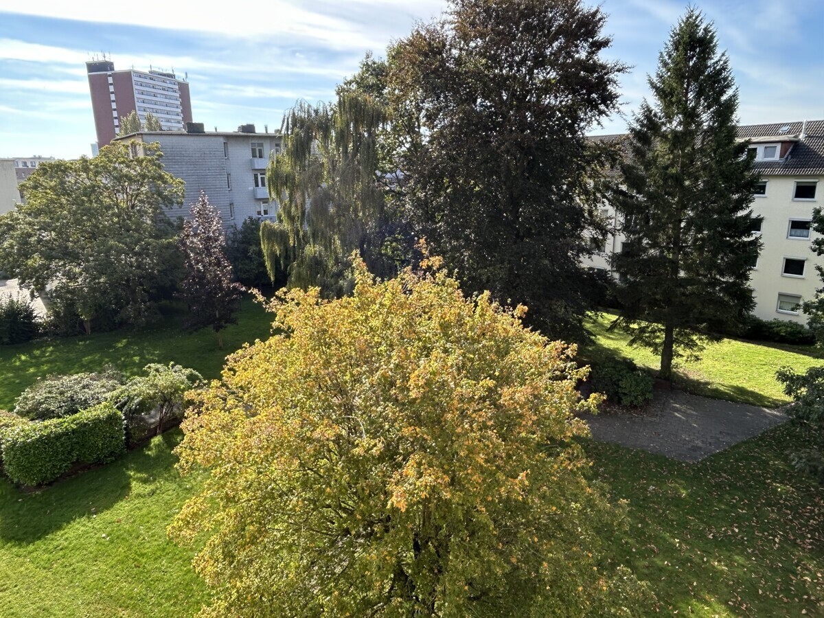 Ausblick vom Balkon