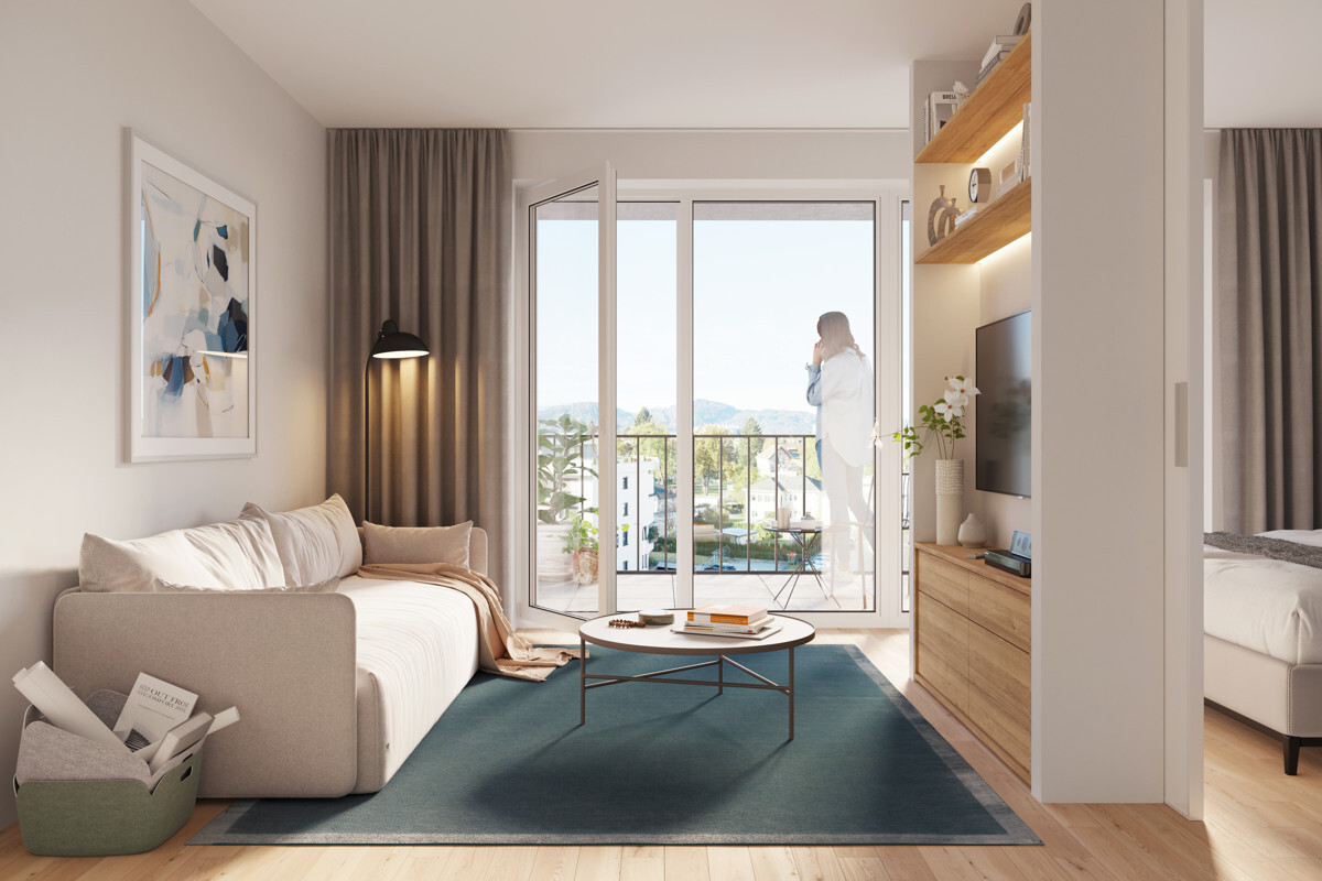 Visualisierung Kleinwohnung Firstliving Titelbild