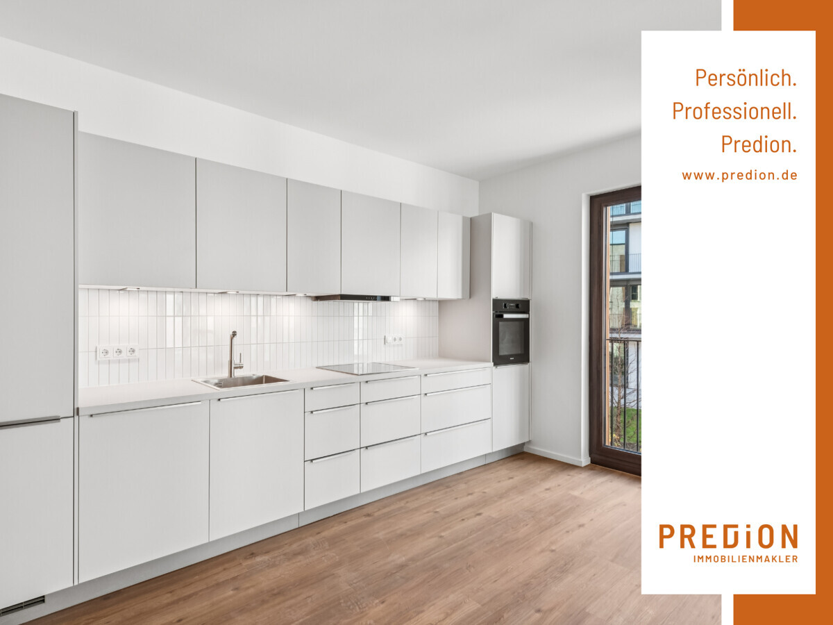 Wohnen auf dem Dachgarten: 3-Zimmer-Wohnung im Neubauquartier Deiker Höfe mit Terrasse & Einbauküche - Foto 3