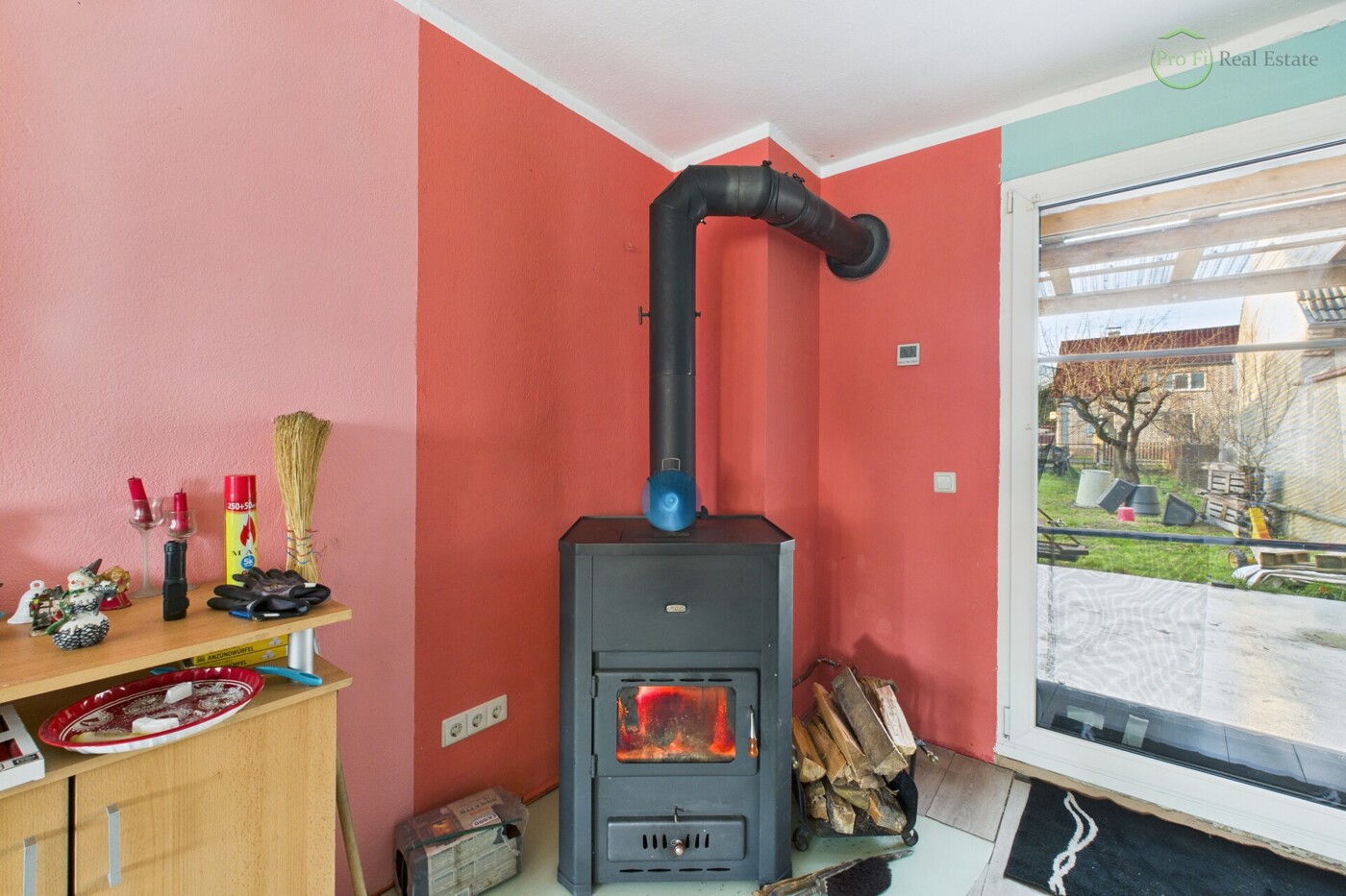 Kamin, Wasserführend