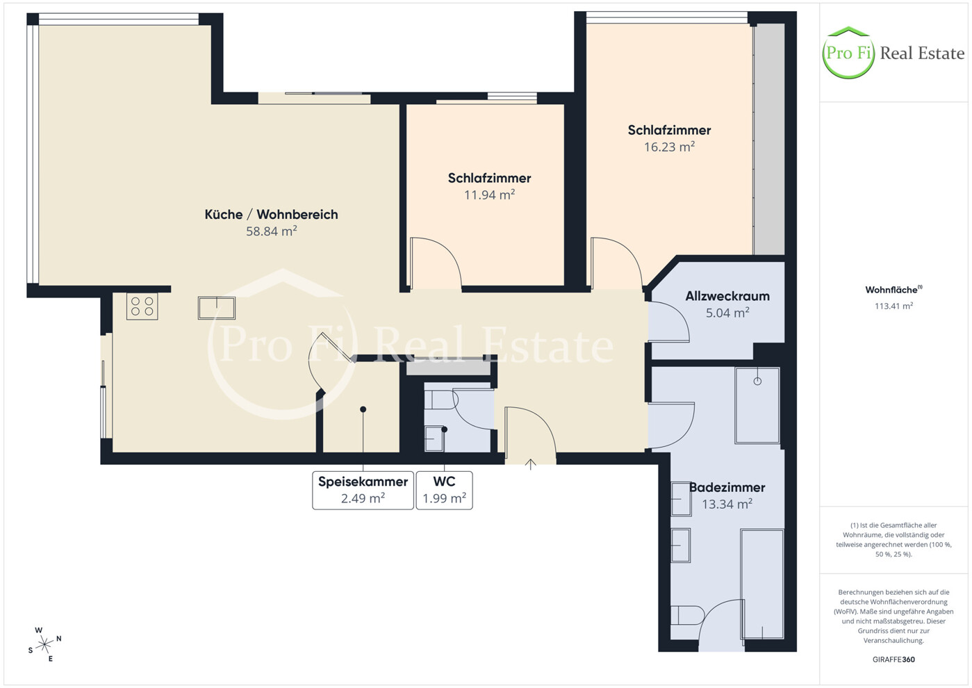 Grundriss Wohnung