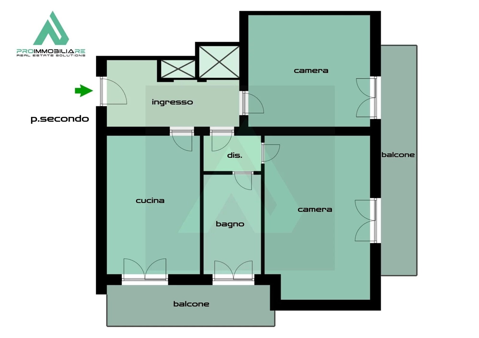 Plan. Via Torricelli