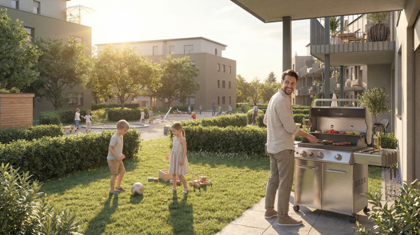 KI - Grillen mit der Familie