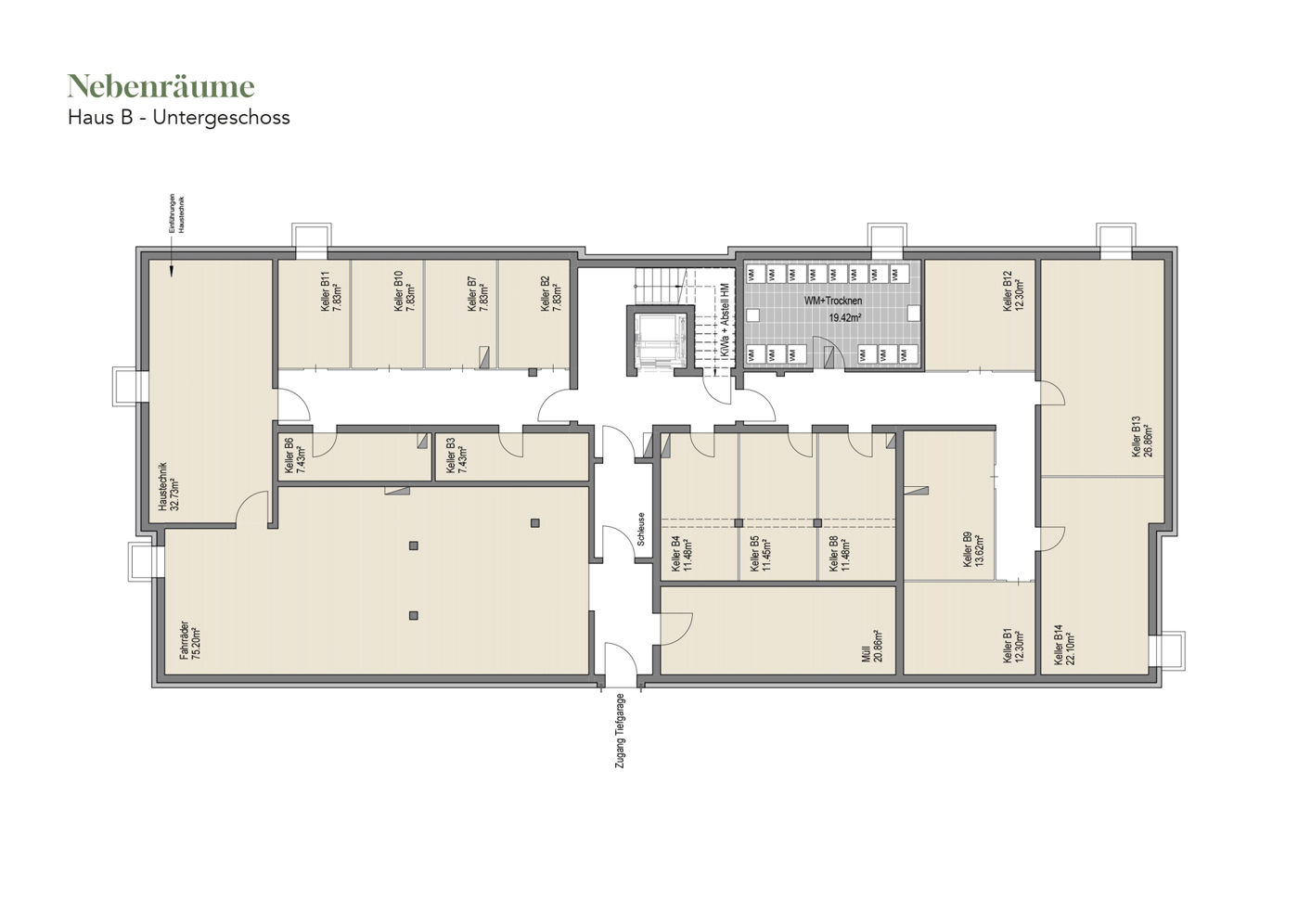 03- Grundriss KG HausB