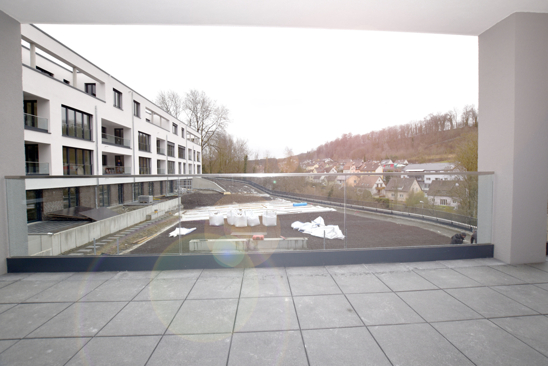 Ausblick vom Balkon