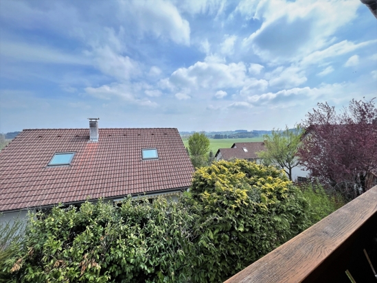 Blick vom Balkon