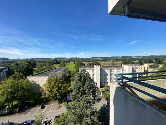 Blick vom Balkon