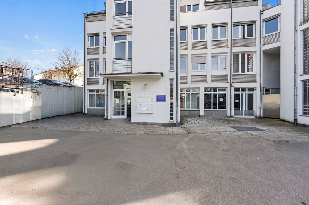 Fensterfront Eingang