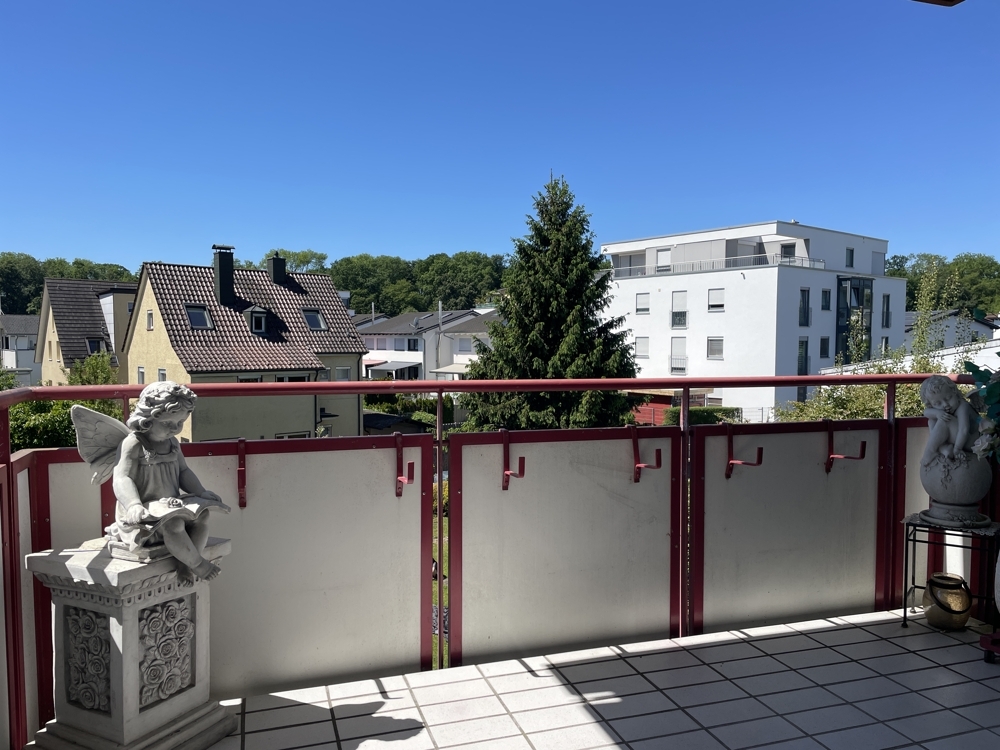 Ausblick vom Balkon