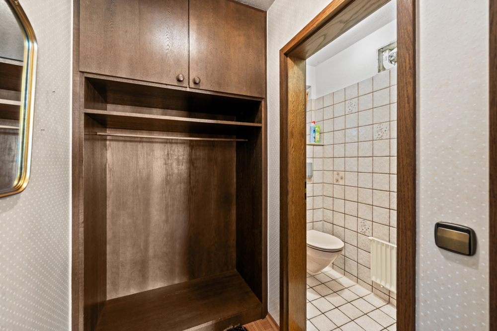 Garderobe und Gäste WC