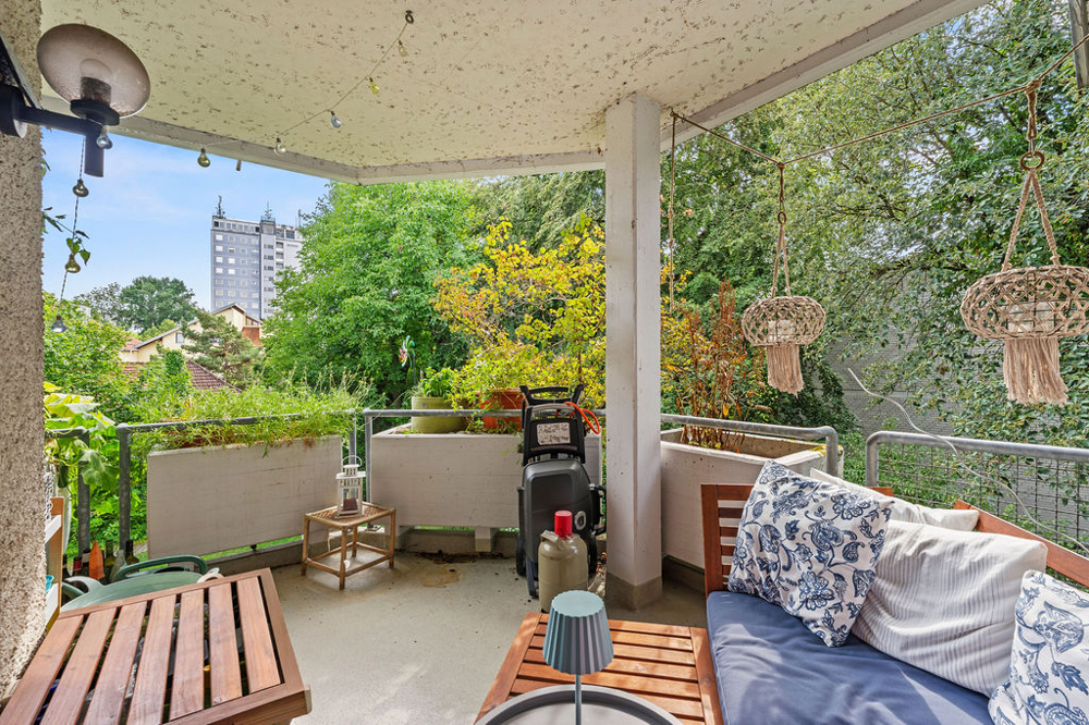 Balkon vonm Essplatz aus