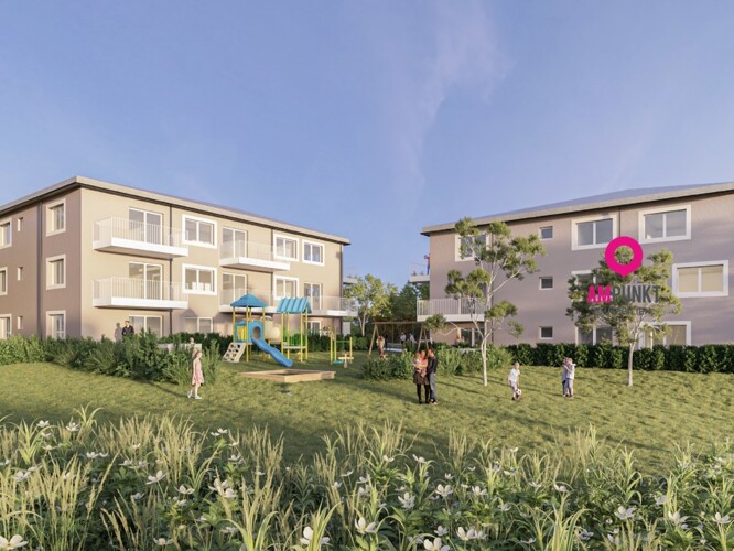 Erstbezug: Top-moderne 2-Zimmer-Wohnung mit Balkon & Tiefgarage! - Bild
