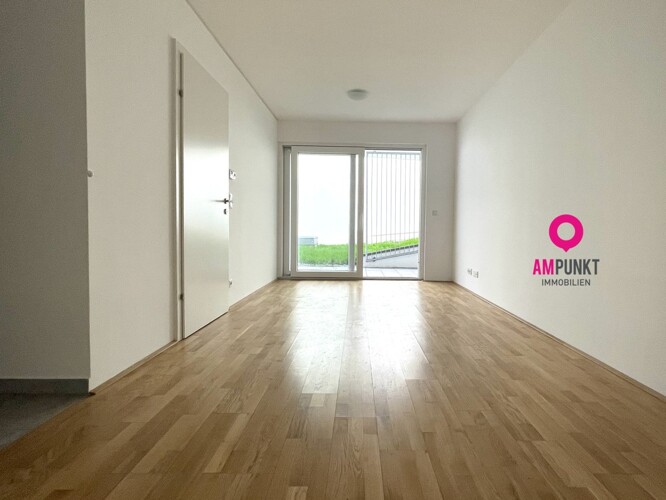 Terrasse, Garten & Tiefgarage inklusive – Ihre 2-Zimmer-Wohnung nahe der Landstraße - Bild