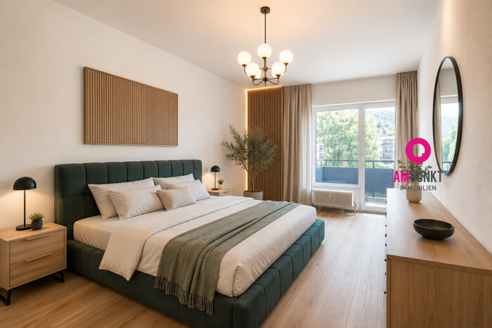 Morgensonne und Abendsonne: 91 m² mit neuer Küche und zwei Loggien in Parsch - Bild