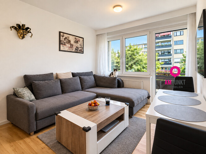 48 m², zwei Zimmer und eine Loggia mit Aussicht – unkompliziert wohnen in Saalfelden - Bild