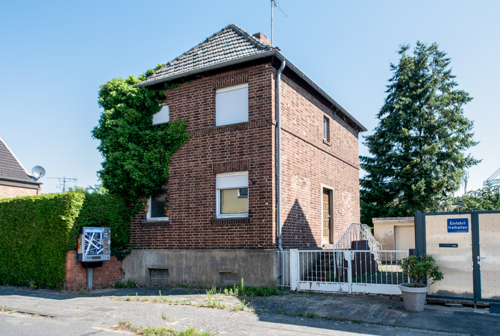 Ansicht von der Straße