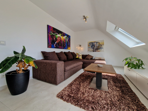 Gemütliche Sofaecke