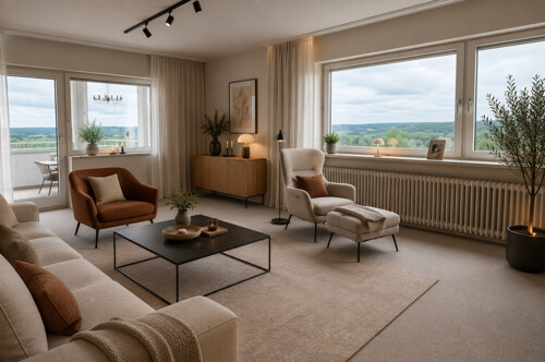 Wohnzimmer (KI-generiert)