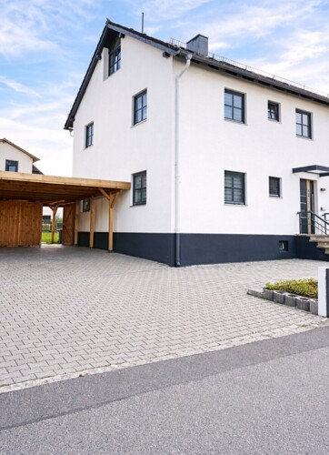 Zufahrt Hausansicht Süd