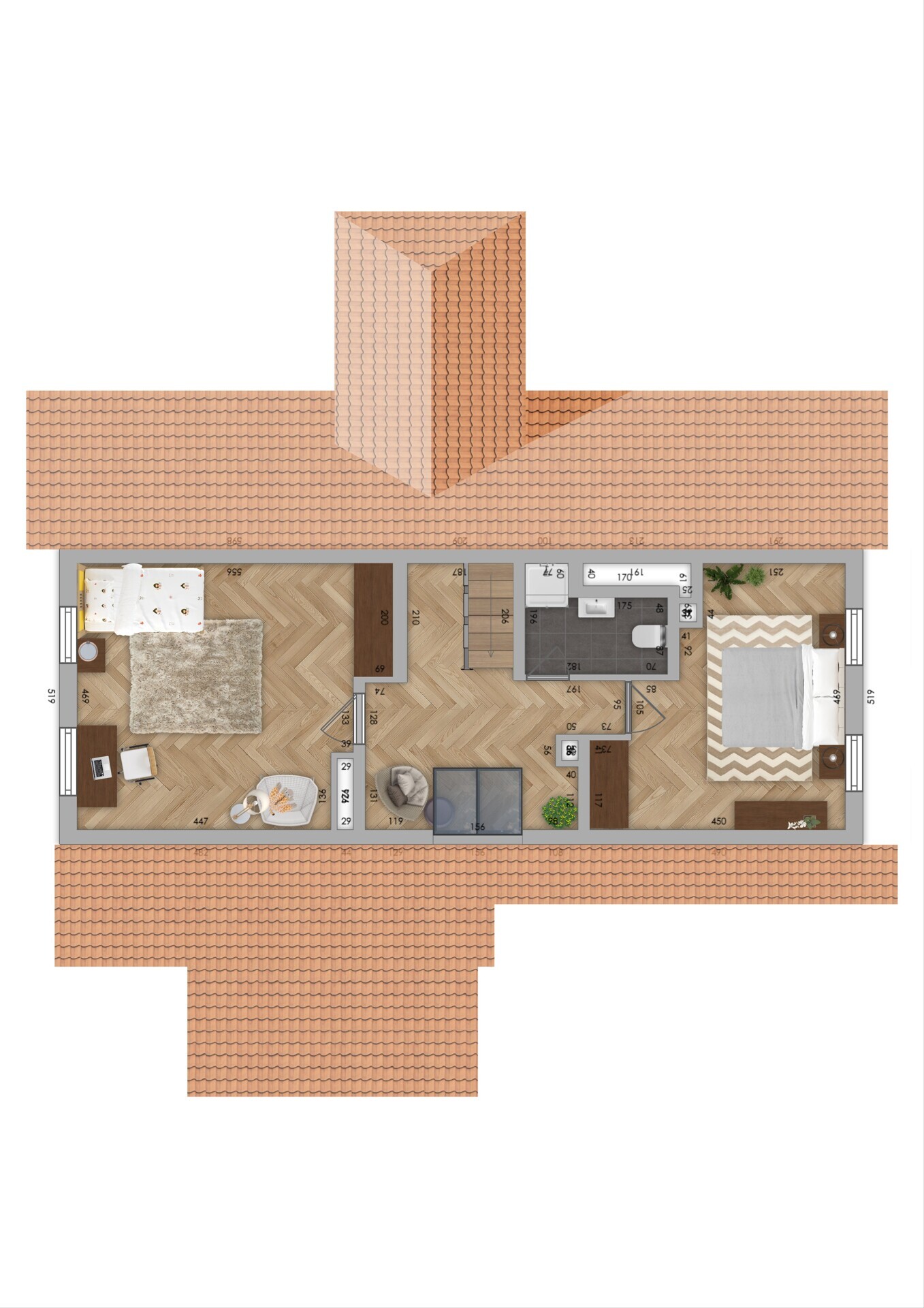 Grundriss 1 – Familienfreundliche 4-Zimmer-Maisonette mit Gartenanteil - zentrumsnah in Schwabach