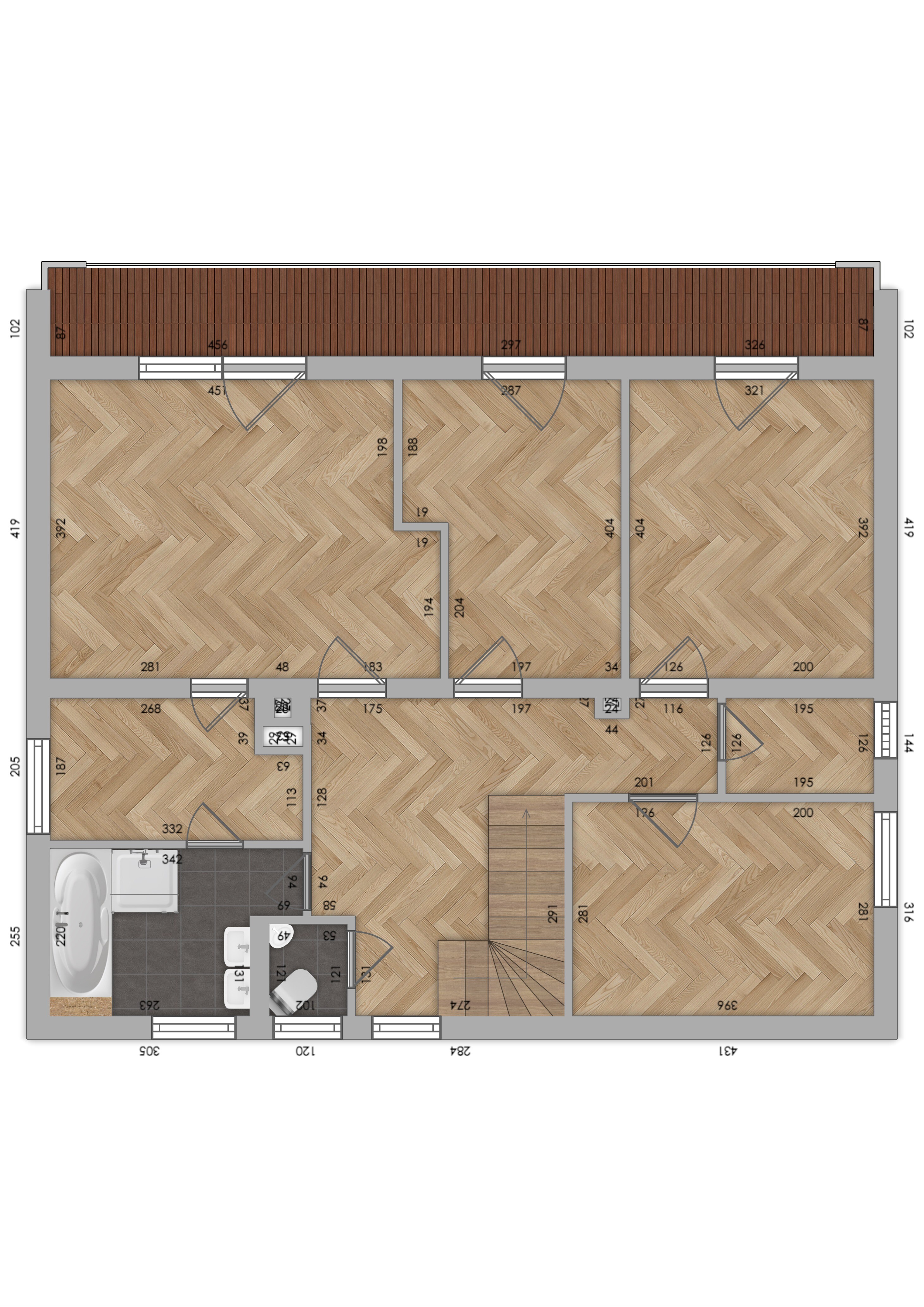 Grundriss 2 – Einfamilienhaus auf 1.009 m² Grundstück mit traumhaftem Garten und Entwicklungspotenzial
