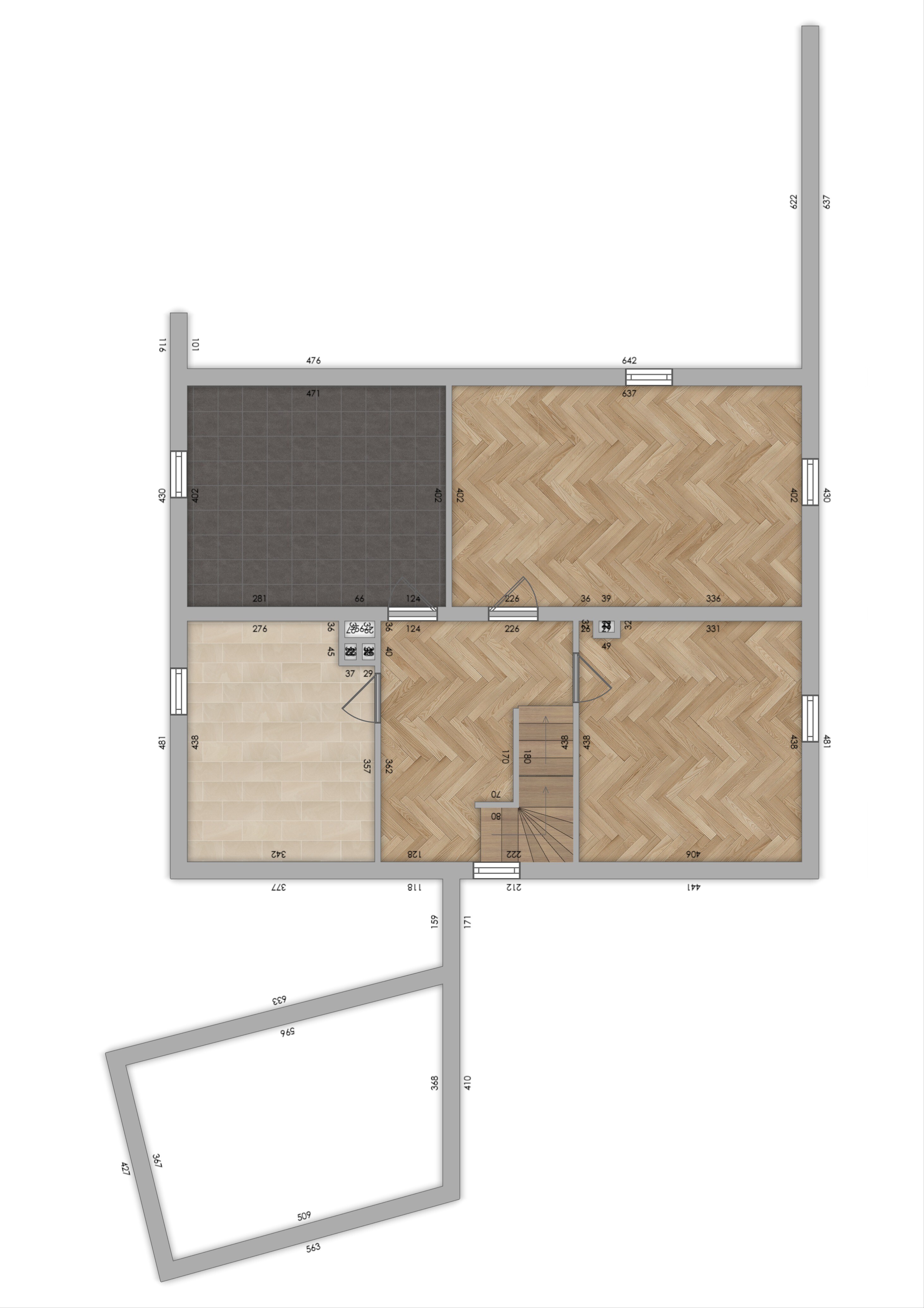 Grundriss 3 – Einfamilienhaus auf 1.009 m² Grundstück mit traumhaftem Garten und Entwicklungspotenzial