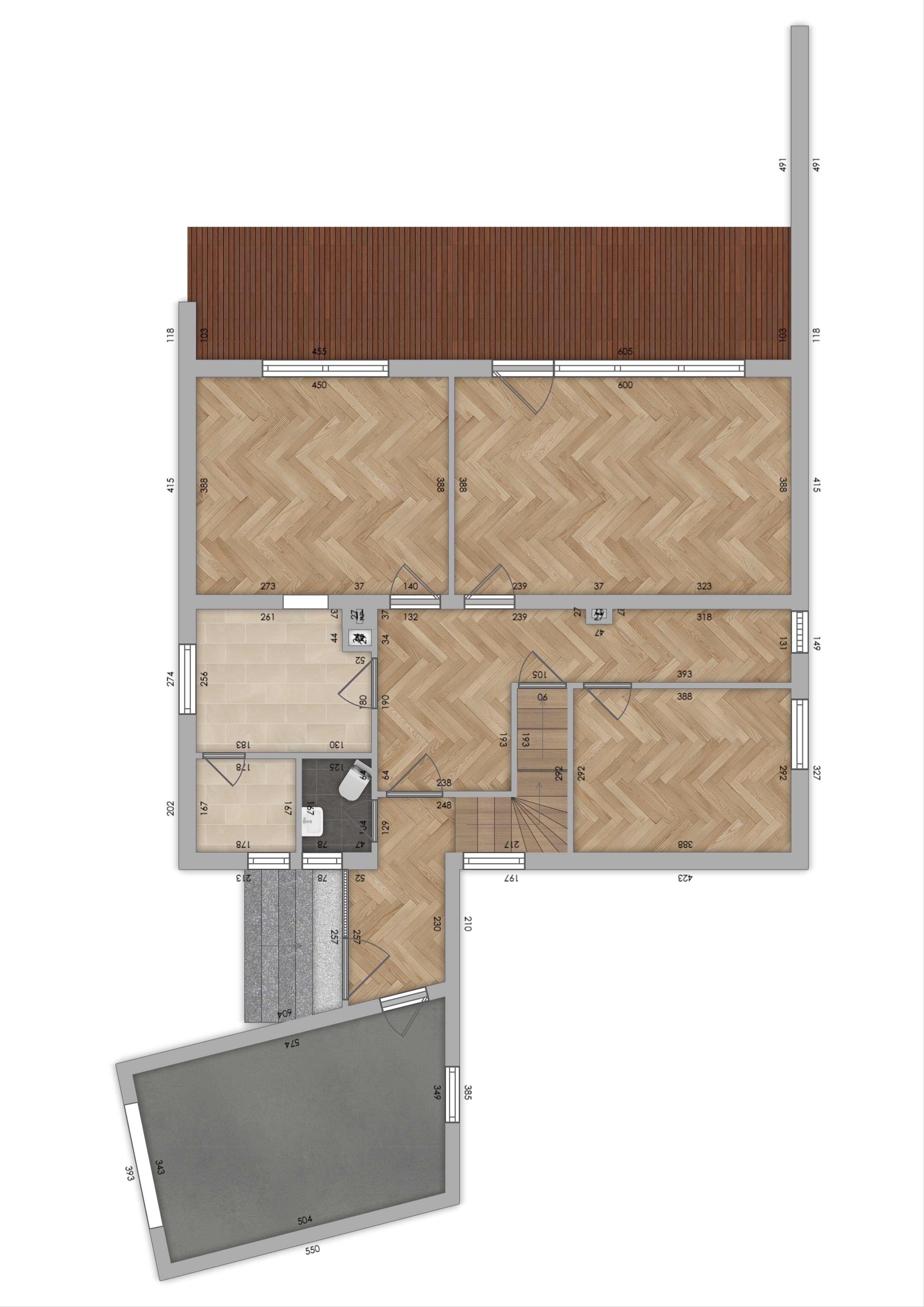 Grundriss 1 – Einfamilienhaus auf 1.009 m² Grundstück mit traumhaftem Garten und Entwicklungspotenzial