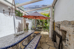 Überdachte Terrasse