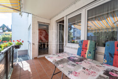 Balkon mit Gartenzugang