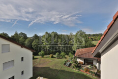 Ausblick Balkon Maisonettewohnung DG