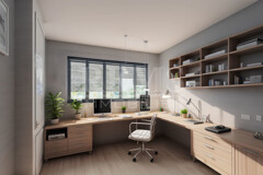Arbeitszimmer - Visualisierung