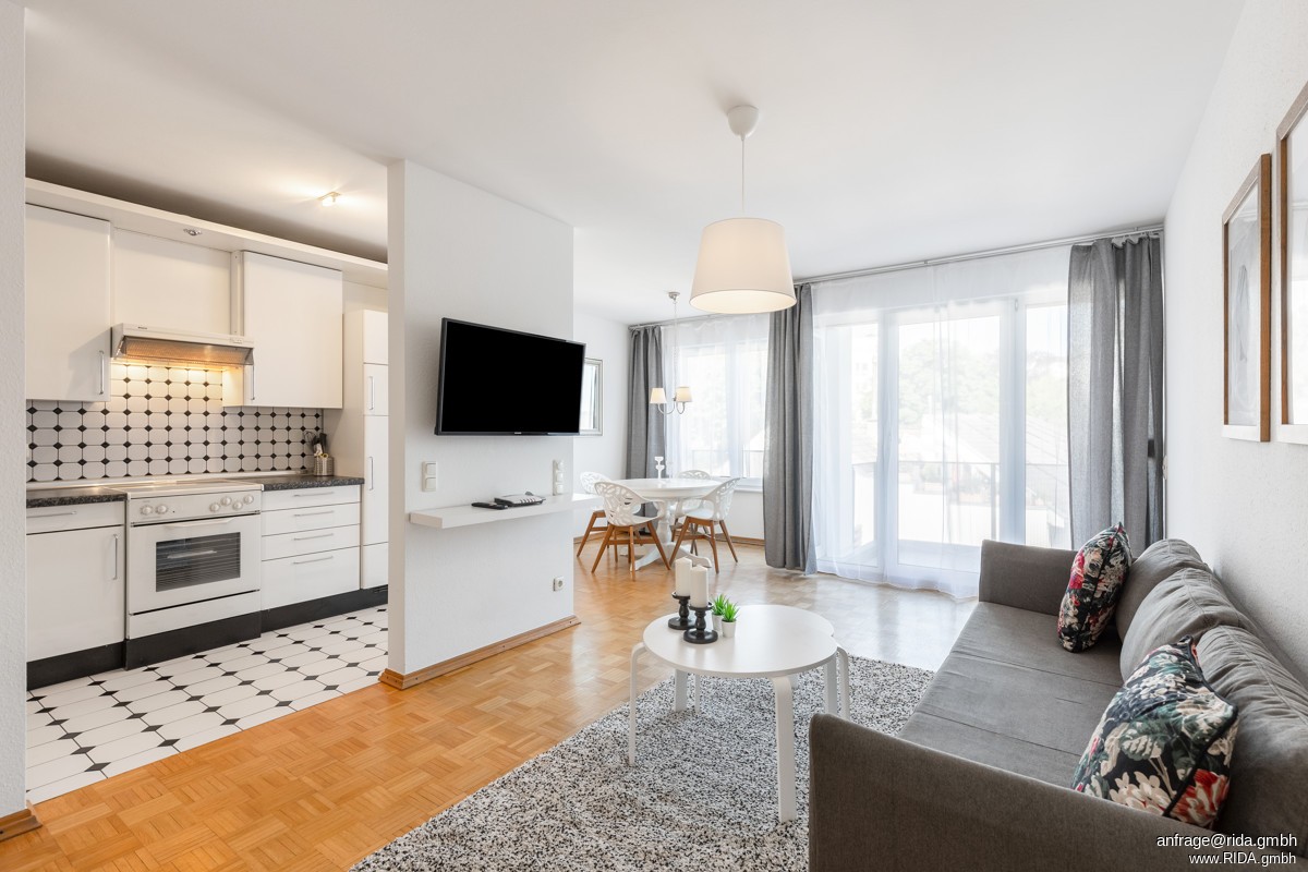 Welc(H)ome® by RIDA FLATS – Köln-Mülheim: All-in! Rheinnähe, Messe, Balkon, WIFI & Tiefgarage - Photo 2