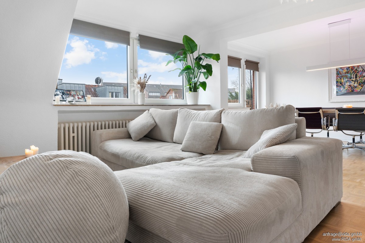 Welc(H)ome® by RIDA FLATS – Münster! Stilvolle Wohnung mit Design-Highlights & Kanalblick - Photo 5