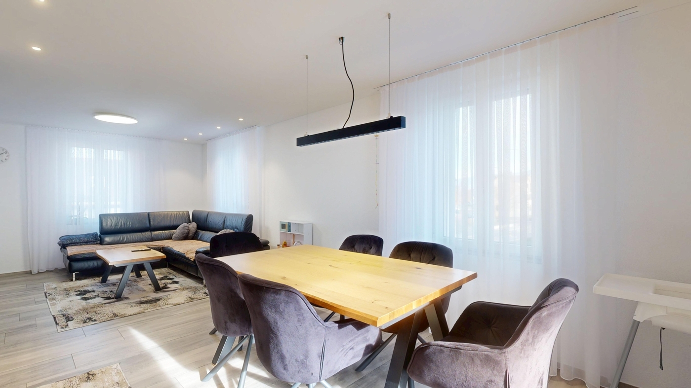 Wohn und Essbereich Wohnung 2