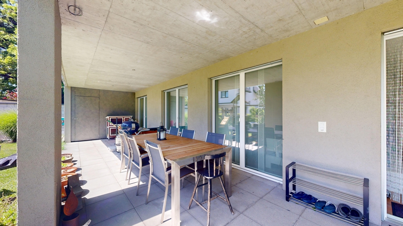 Terrasse gedeckt